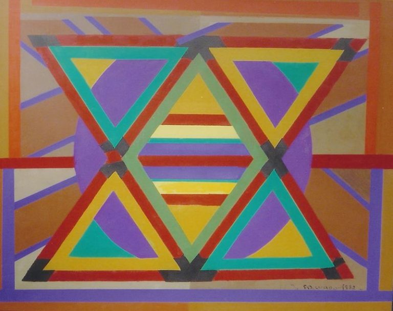 Obra de Jacinto Salvado en la galería de arte de Barcelona Sala Dalmau