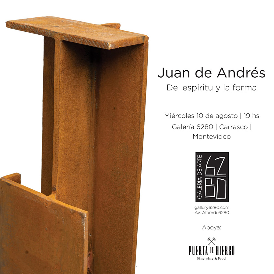 Juan de Andrés en Montevideo presentando sus últimos trabajos